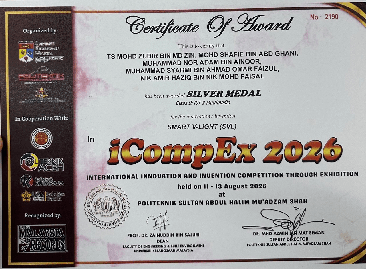 Certificate for iCompEx International 2026