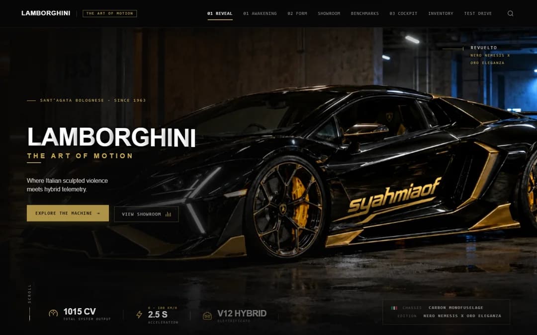 LAMBORGHINI — The Art of Motion preview
